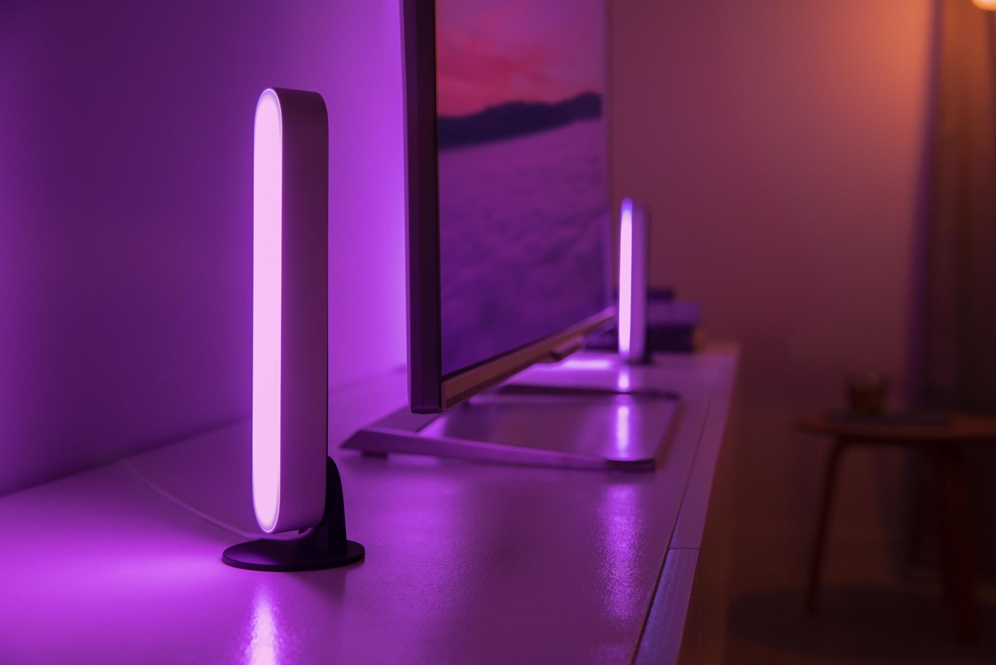 Philips Hue - White & Color Ambiance Play-Lysskinne 2-Pakke Hvid