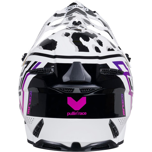 pull-in - Casque Race Blanc / Noir / Violet