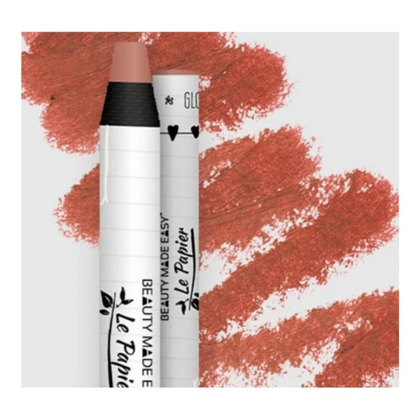 Le Papier Rouge à Lèvres Hydratant - Glossy Nudes - Coral 7g