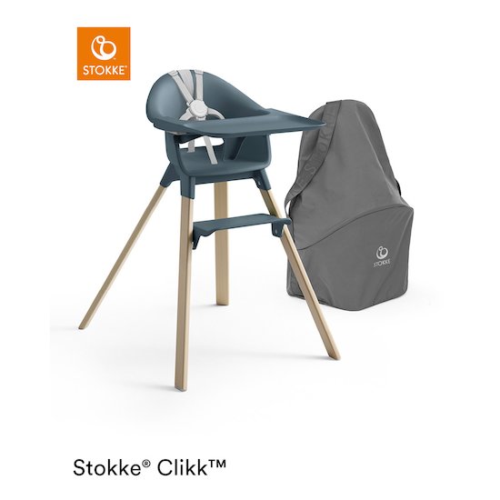 Stokke® Clikk™ chaise haute   Fjord Blue        de               Stokke®