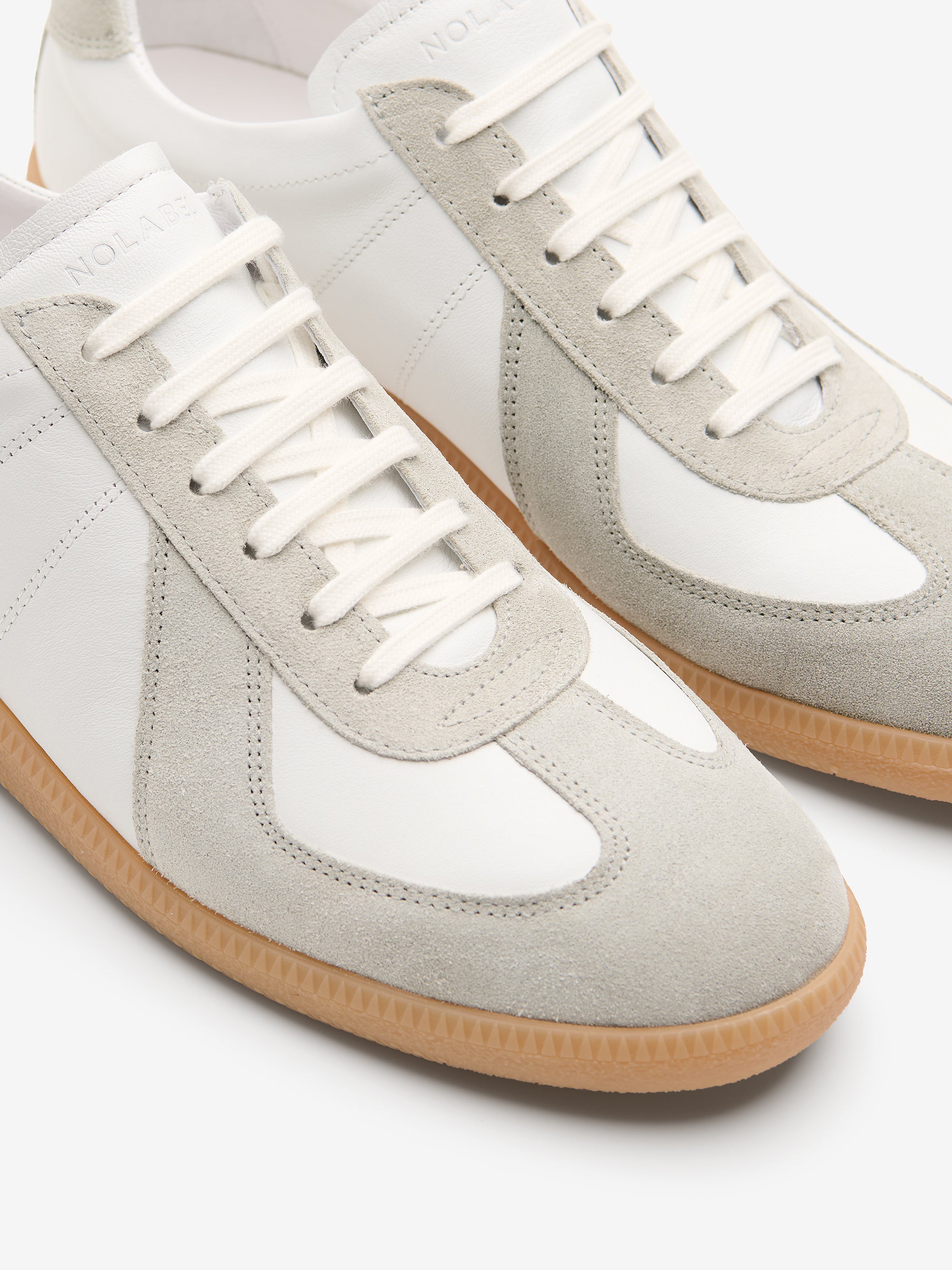 Carson Leather Suede FW01001-WHT