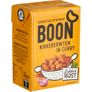 Boon Kikkererwten in Curry 190 g