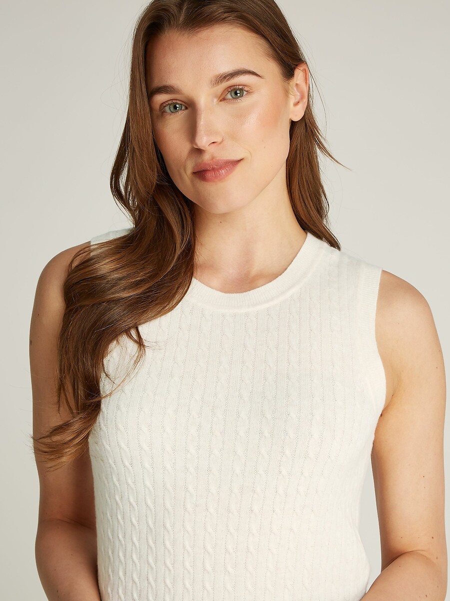 TOMMY HILFIGER<br>Suéter sem mangas