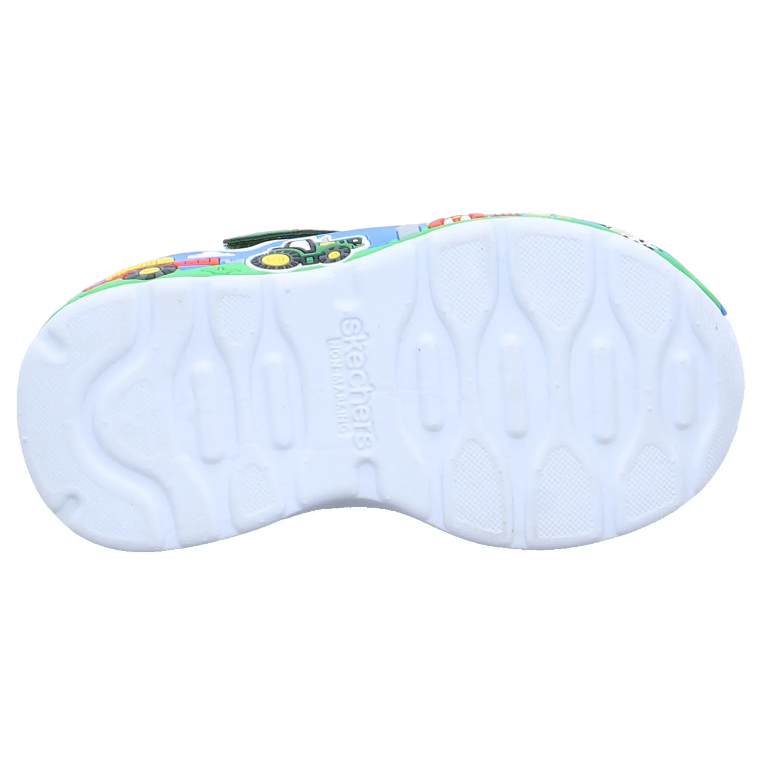SKECHERS Baby-Sport-Bottine Grün Textil  Sneaker