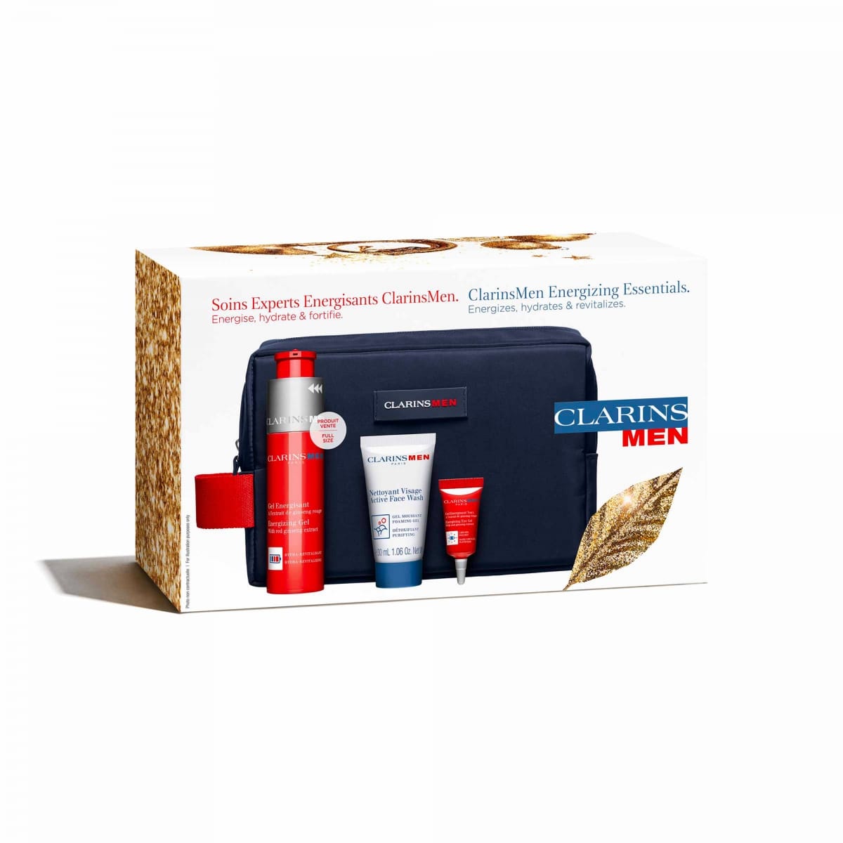 ClarinsMen Gel Energisant ClarinsMen Gel Energisant Coffret Soin Visage