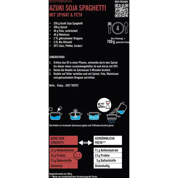 Bio Azuki Soja Spaghetti