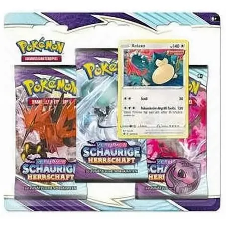 Pokemon Schwert & Schild – Schaurige Herrschaft, 3er Packung, 1 Packung, 2-fach sortiert