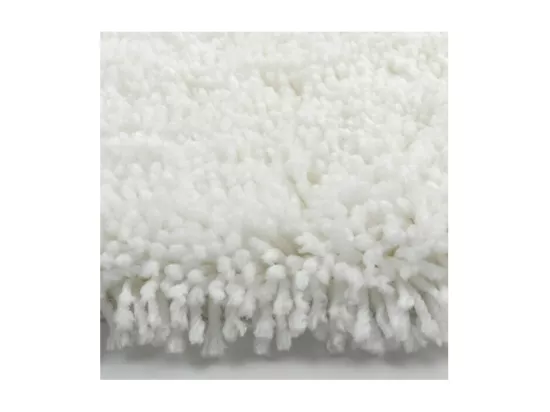 Tapis de bain rond Microfibre HIGHLAND Ø60cm Blanc Spirella