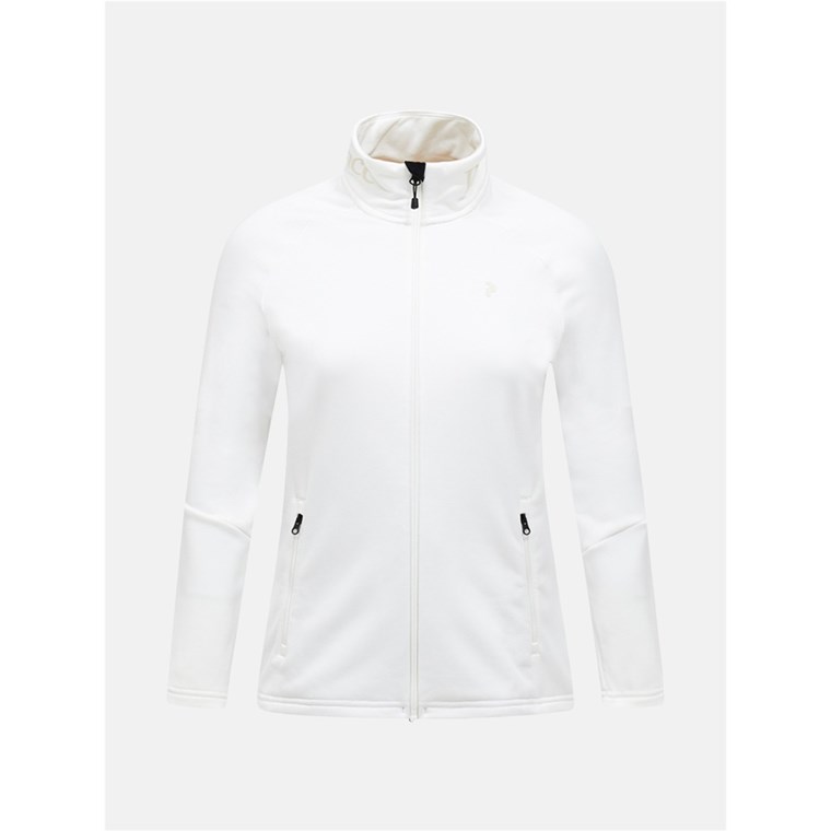 Peak Performance W Rider Essentials Zip Jacket Offwhite/Offwhite