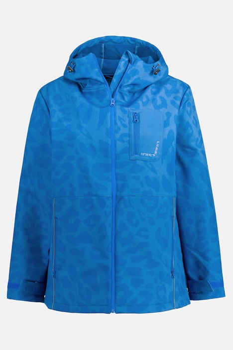 HYPRAR Softshelljacke, Leomuster, wasserabweisend