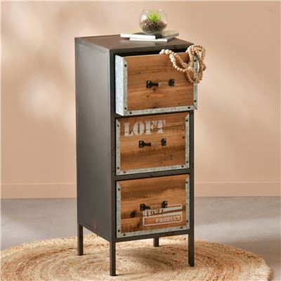 Chevet style industriel