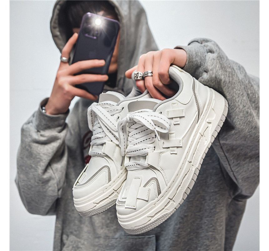 Deepwood - Platform Cross Panel Sneakers