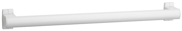 Barre d'appui droite en aluminium blanc epoxy Godonnier 66,6 cm