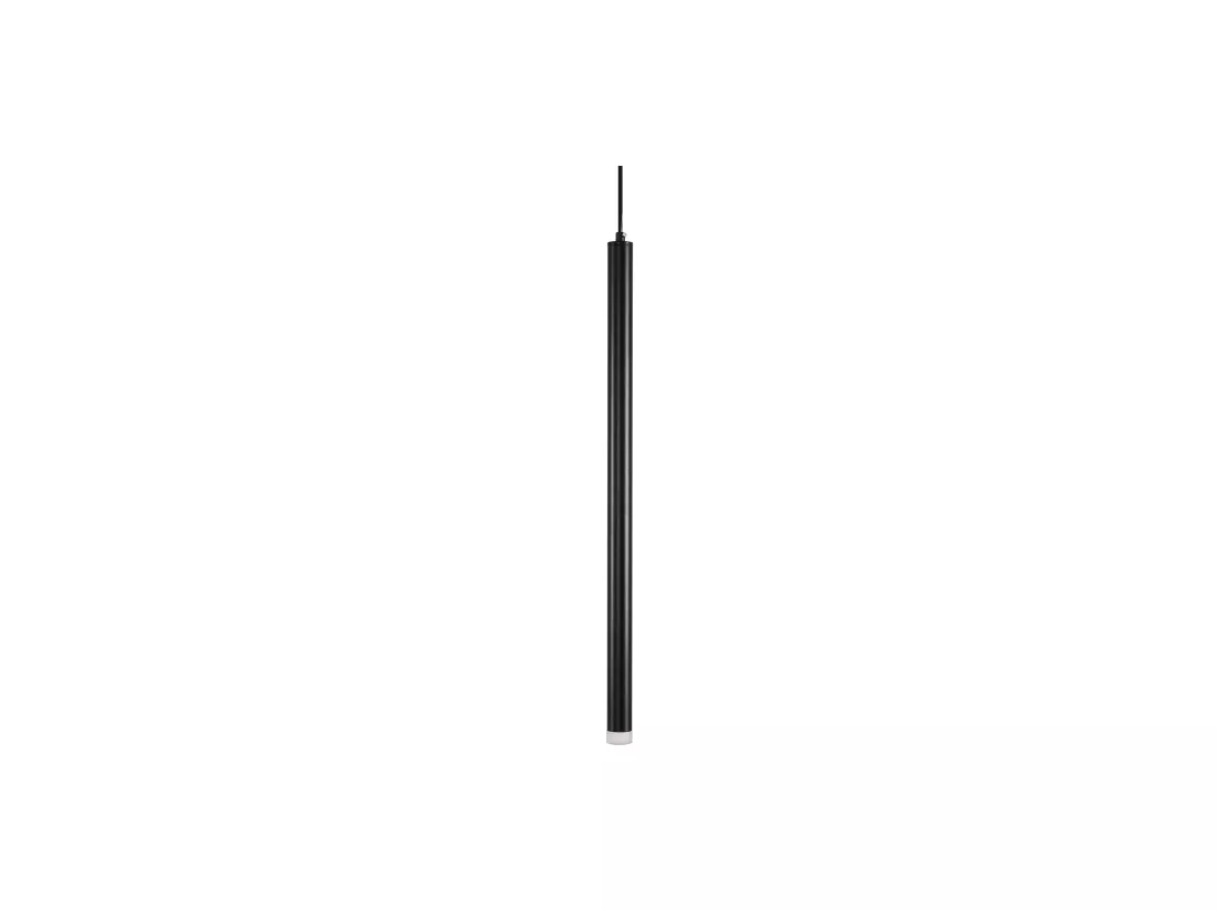Lampe de plafond tube LED - Lampe suspendue noire - 60cm - Bruna Noir