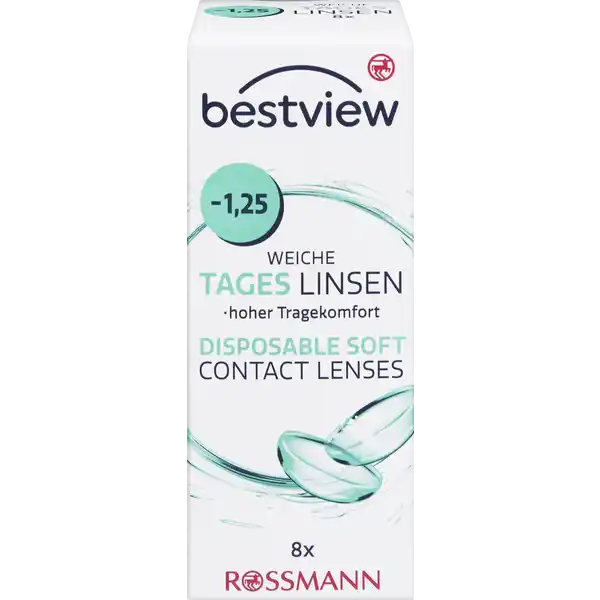 weiche Tageslinsen -1,25