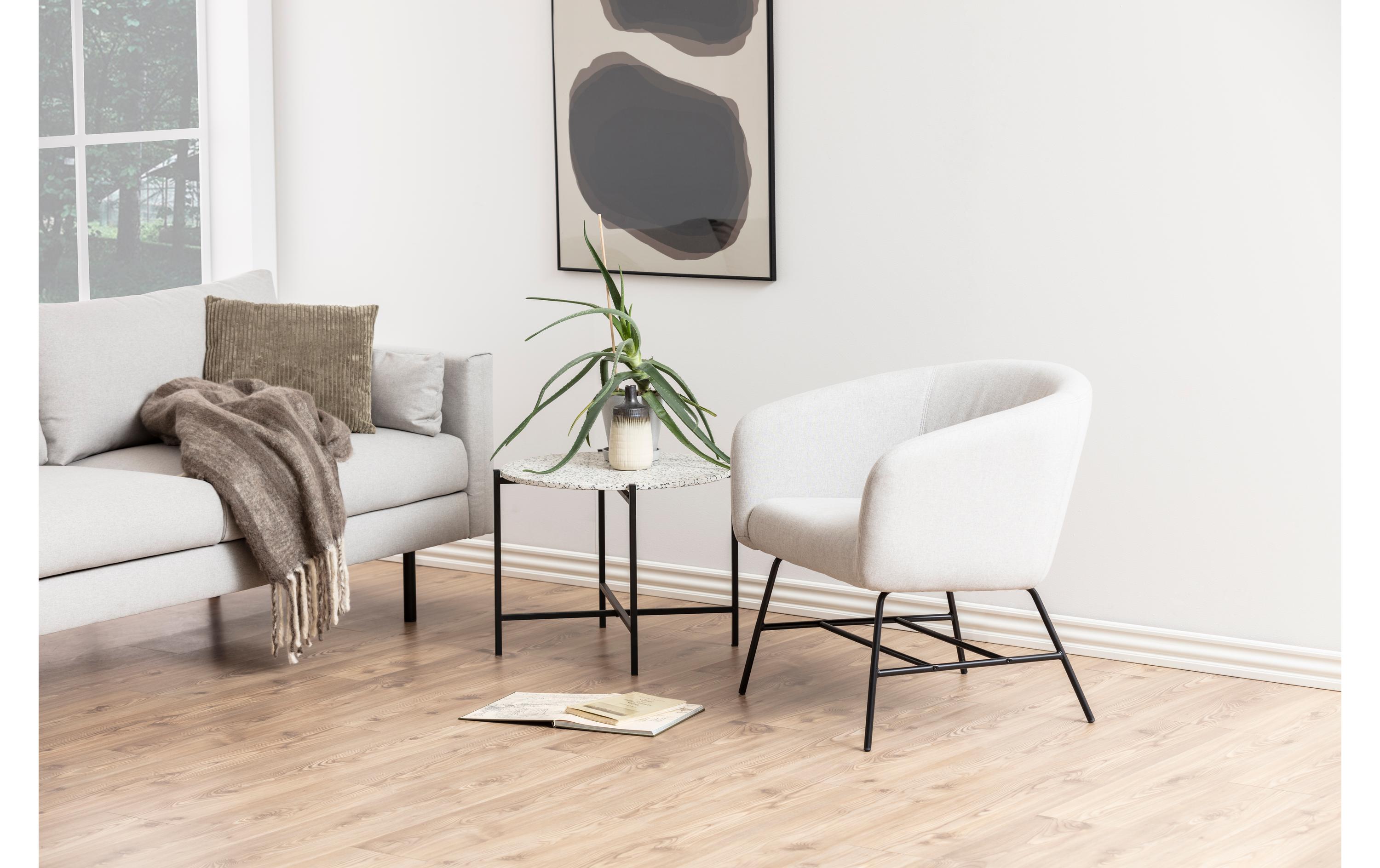 Sessel Ramsey 72 cm x 76 cm, Hellgrau<br>Loungestuhl