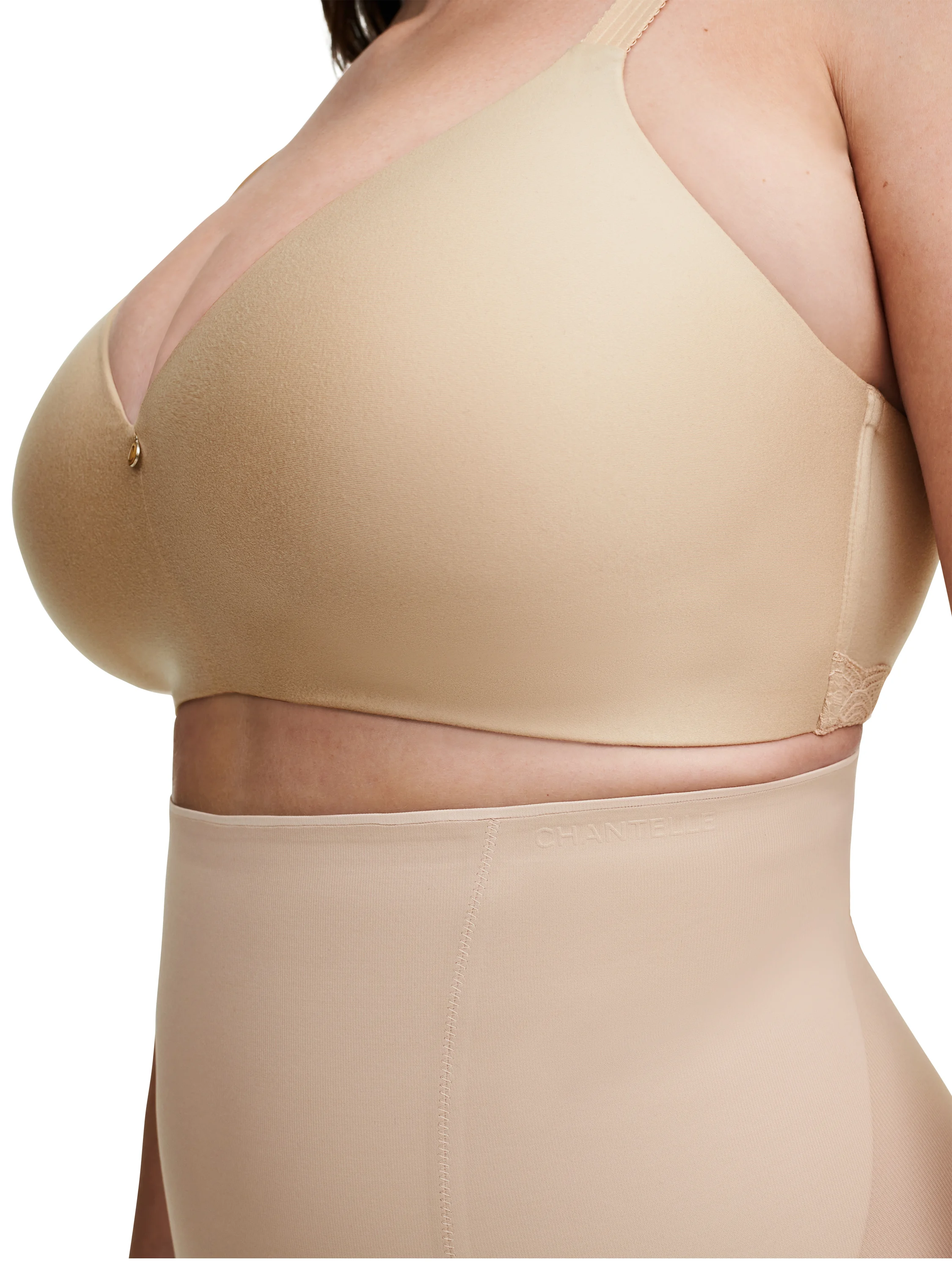 BASIC SHAPING - Culotte gainante taille très haute | Beige