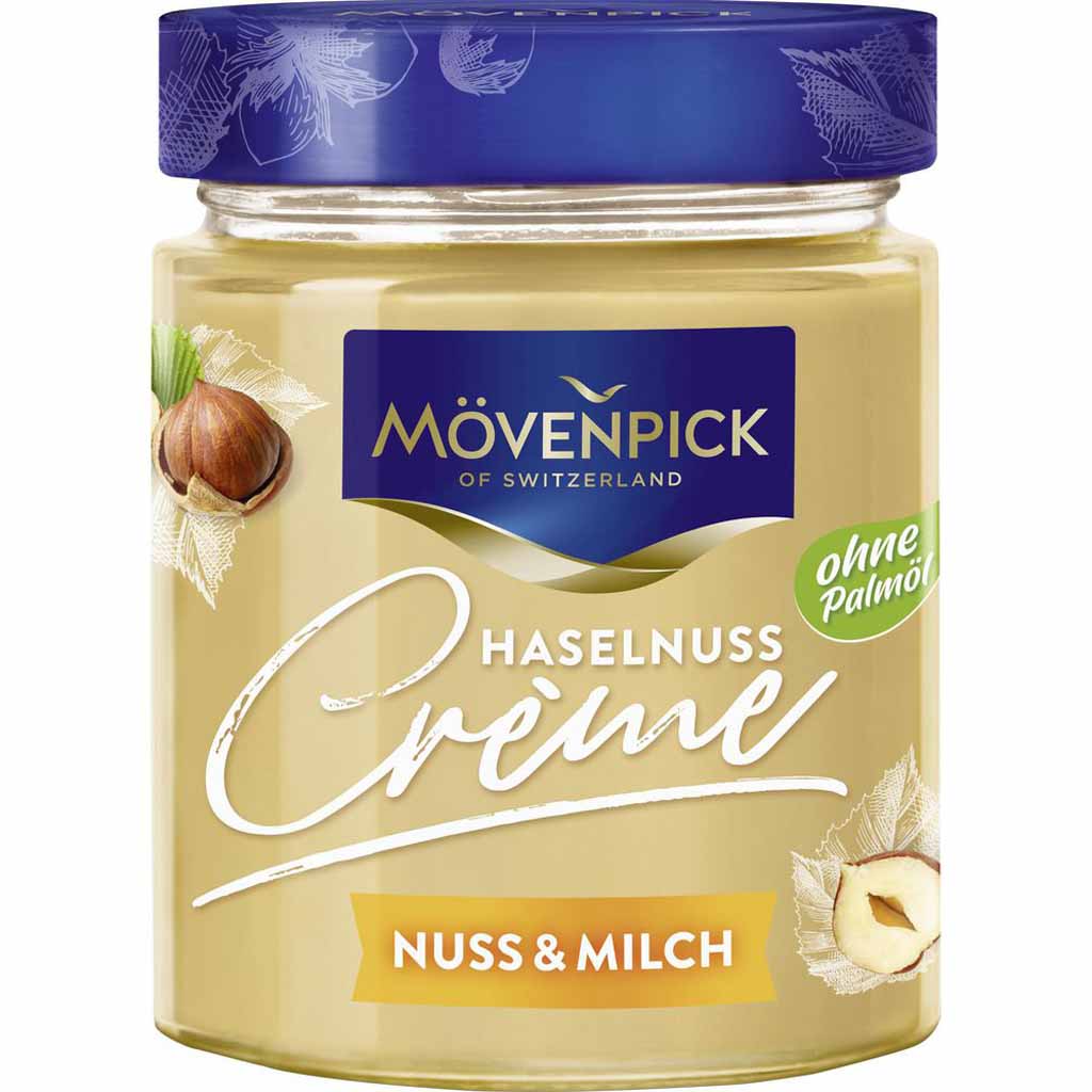 Mövenpick Haselnuss Creme Nuss & Milch 300g MHD:17.11.25