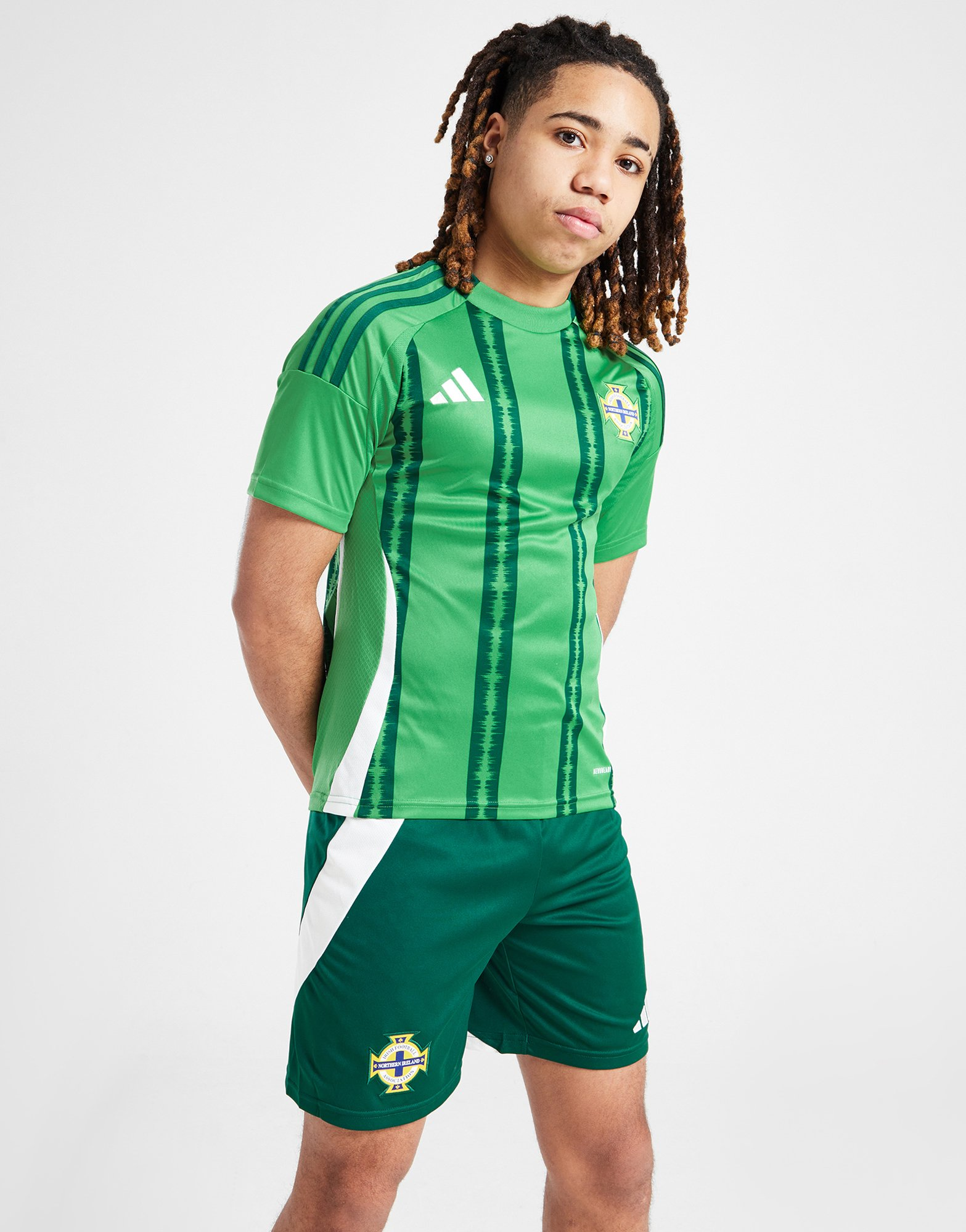 adidas Short Irlande du Nord 2024 Match Domicile Junior