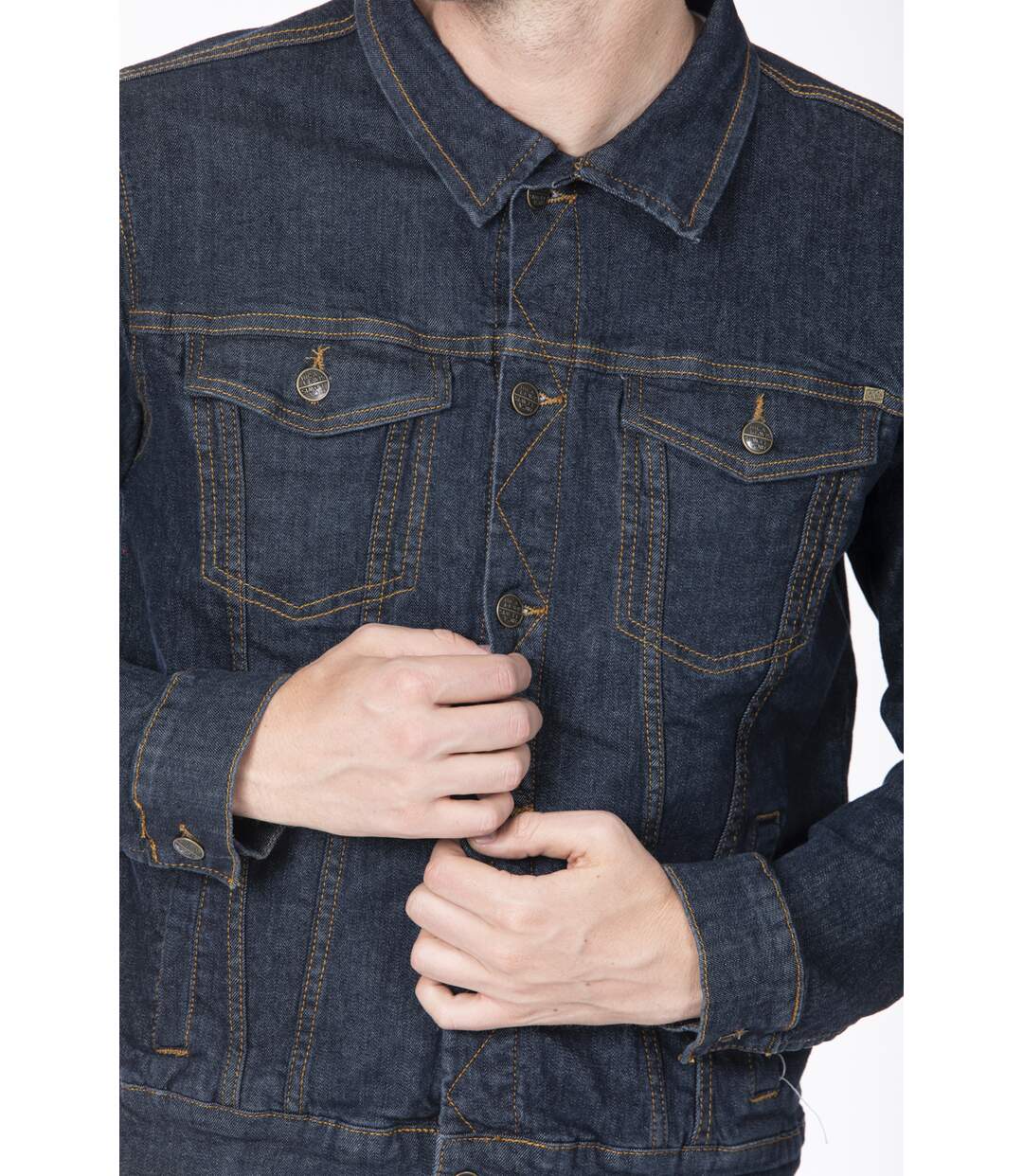 Veste en jeans stretch coupe ajustée FRAK DENIM