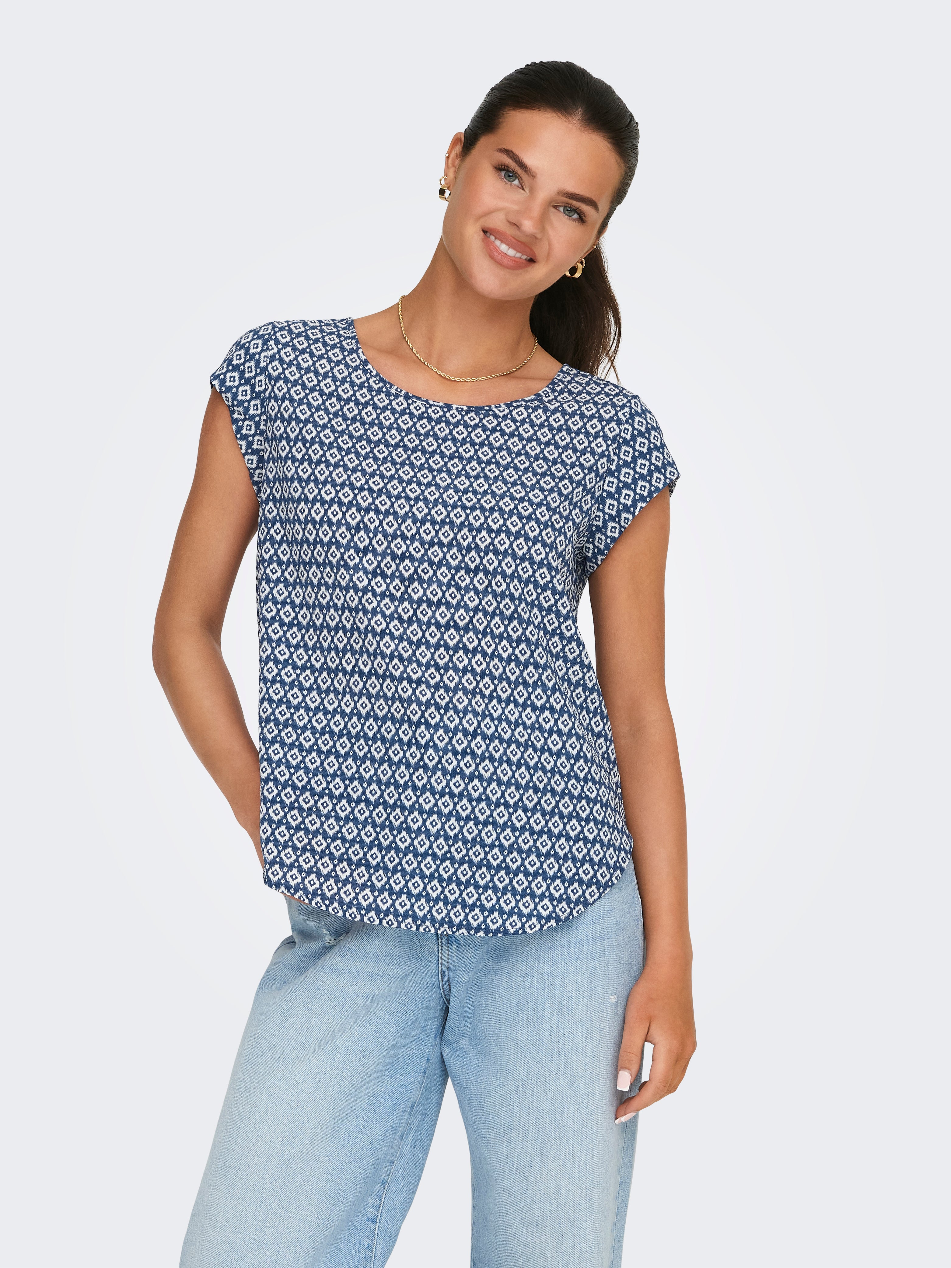 ONLVIC Top Dark Denim