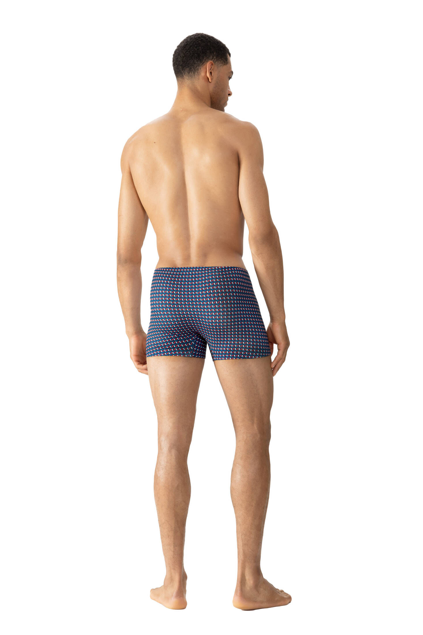 mey| Herren Shorty Serie Diagonal Squares