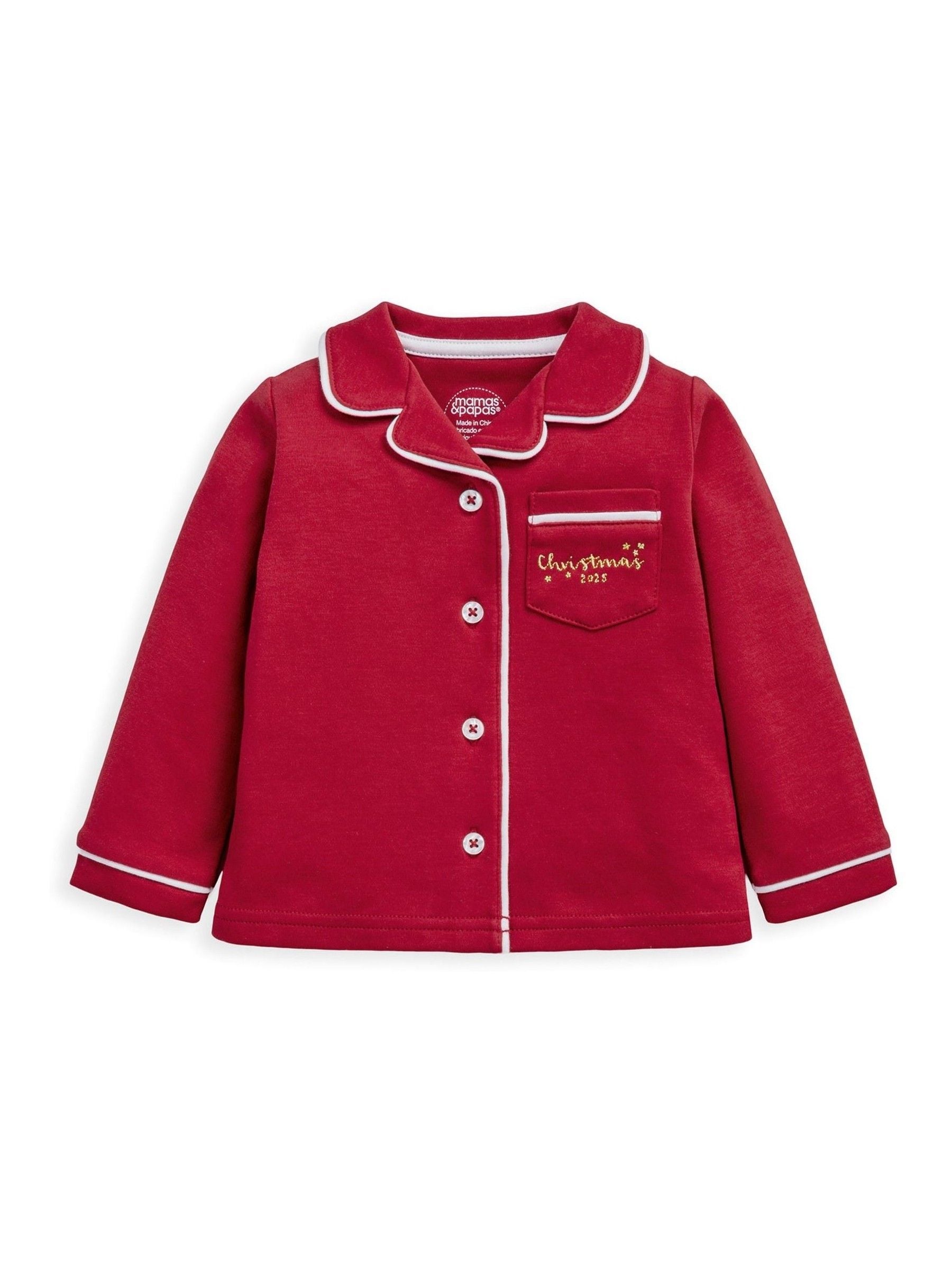 Mamas & Papas Classic Red Christmas Pyjamas