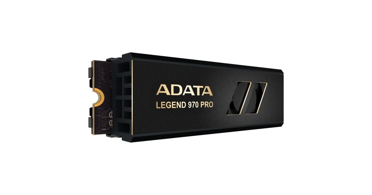 ADATALEGEND 970 PRO 2 TB SSD  (Zwart/goud, SLEG-970P-2TCI, PCIe Gen 5.0 x4, NVMe 2.0)