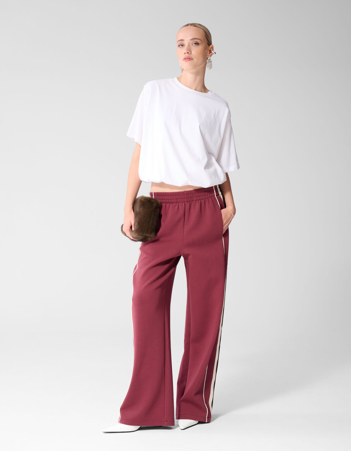 Oversized Balloon T-shirt Wit