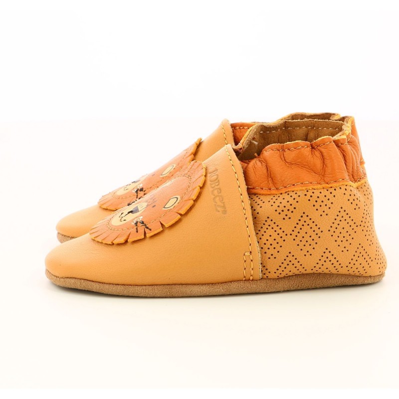 Robeez Robeez chaussons Grooar camel
