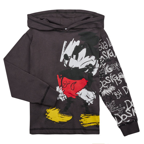 Desigual - TS AUSTIN MICKEY - Gris Anthracite