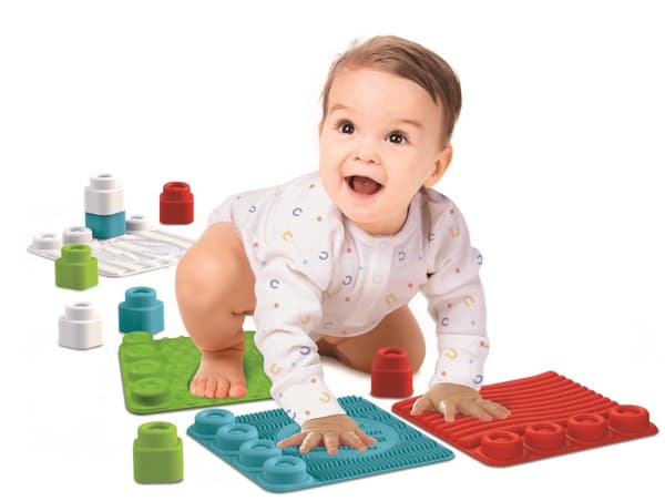 Soft Clemmy Sensory Lekematte 4-pakning Clementoni