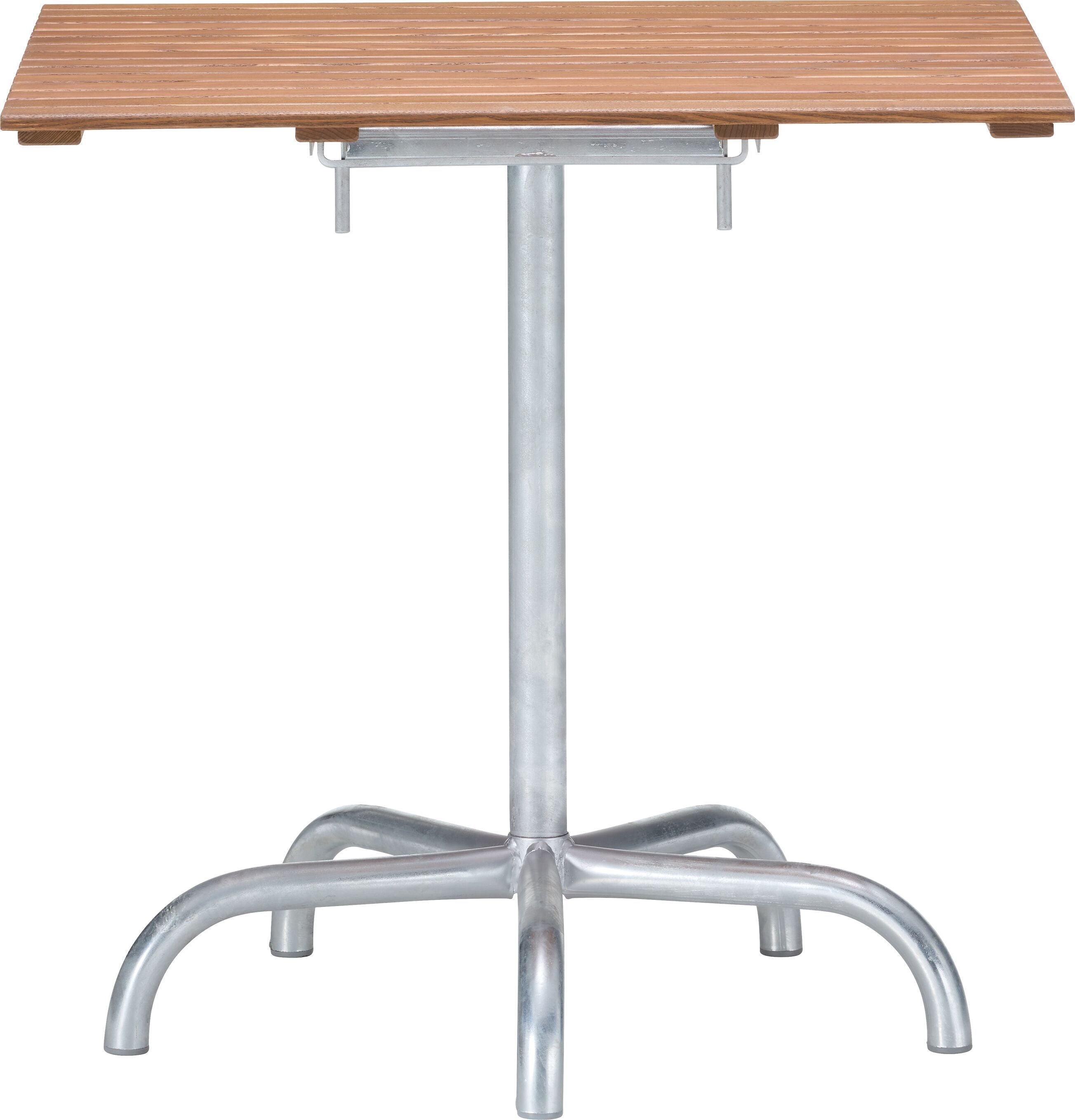 SÄNTIS Tisch Eschenholz 80x80x72 - Esche / B: 80.0 cm x T: 80.0 cm x H: 72.0 cm