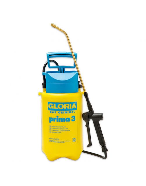 Gloria Drukspuit Prima 3 - Rug-  & Drukspuiten - 3 l Geel Blauw 3
