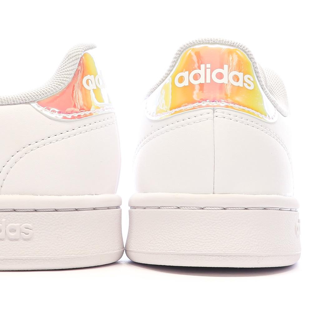 Adidas Baskets Blanc/Rose Femme Adidas Advantage IF6116