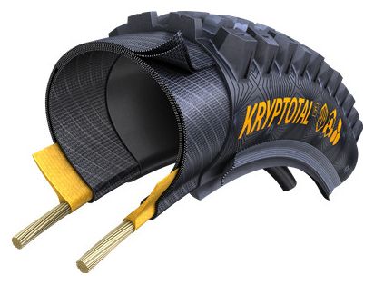 Pneu VTT Continental Kryptotal Re 27.5'' Tubeless Ready Souple Trail Casing Endurance Compound E-Bike e25