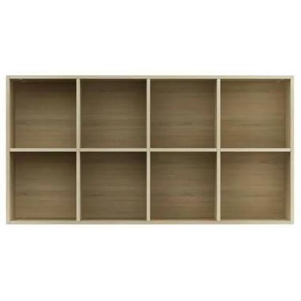vidaXL - Boekenkast - Bruin - Bewerkt hout