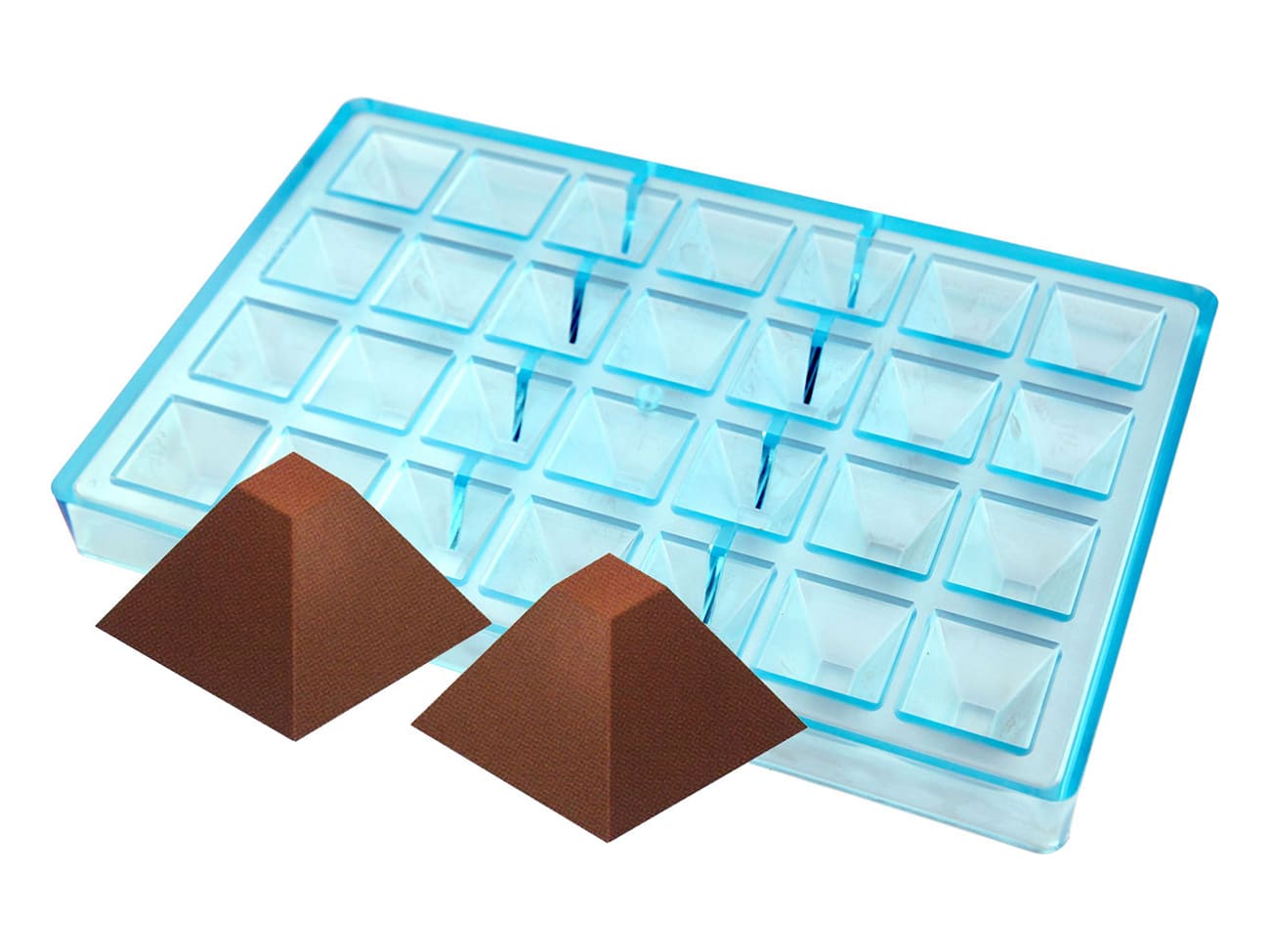 Moule chocolat - forme pyramide