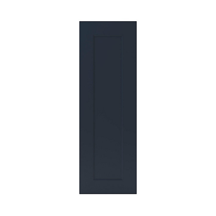 Porte de meuble de cuisine Artemisia bleu mat l. 30 cm x H. 90 cm GoodHome