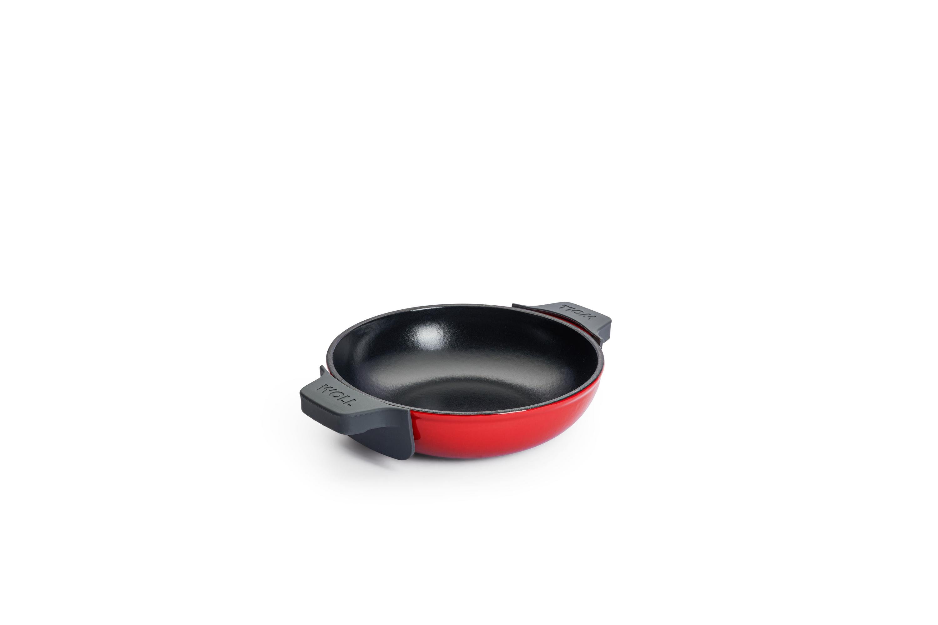 Iron Servierpfanne mit Glasdeckel - Farbe: Chili Red