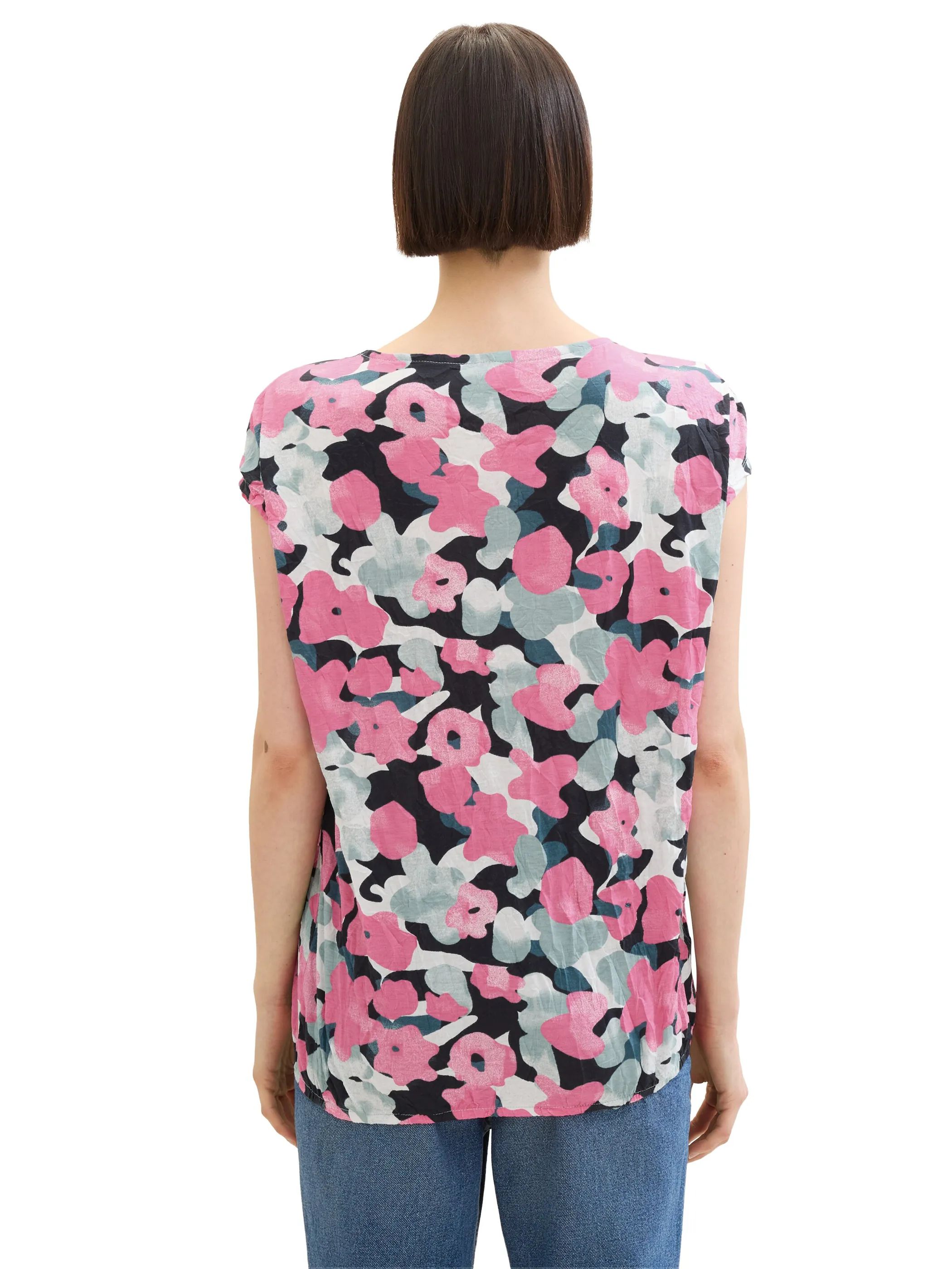 Damen Bluse im Crinclelook