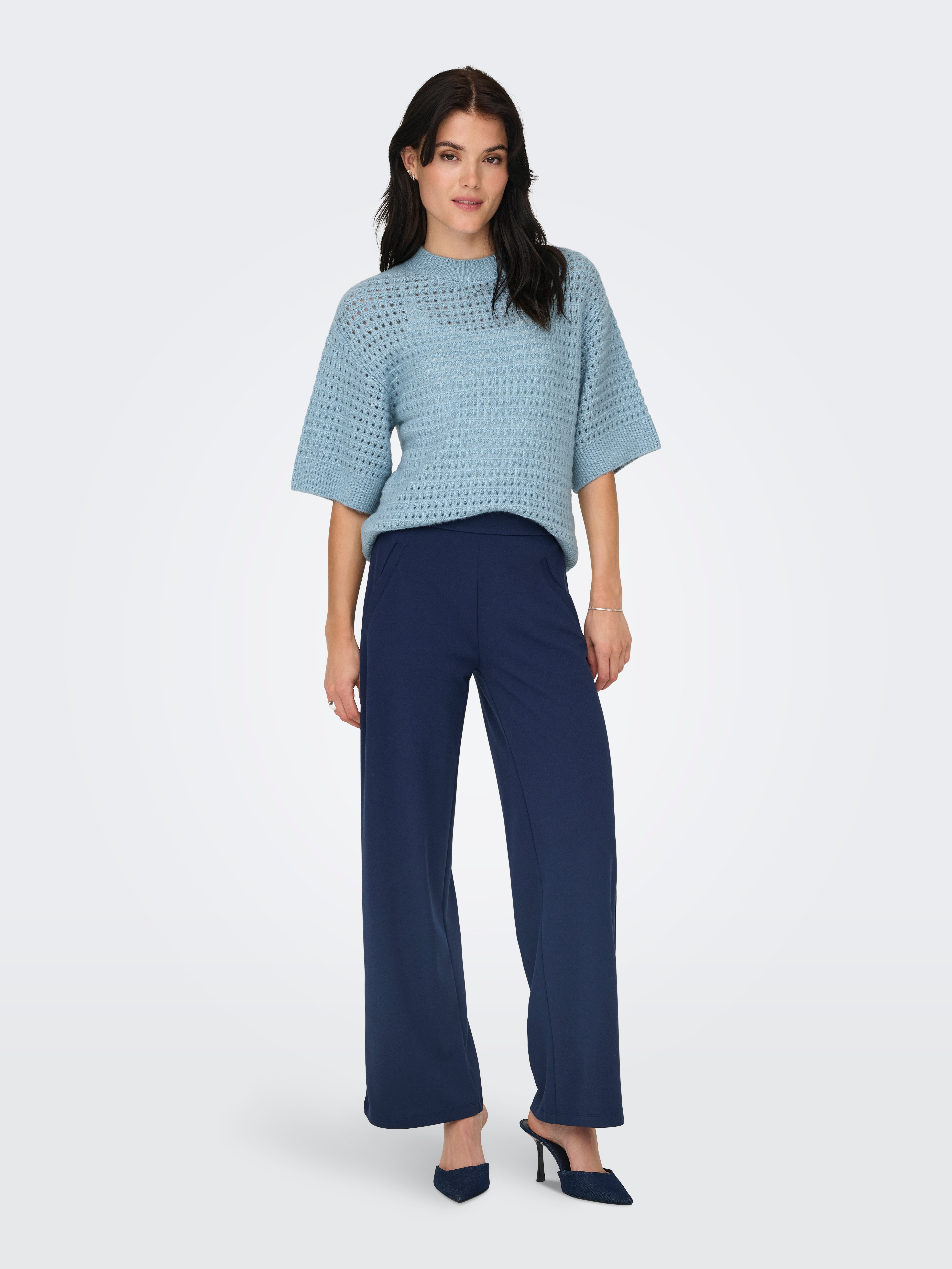 JDYLUCIE Strickpullover Powder Blue