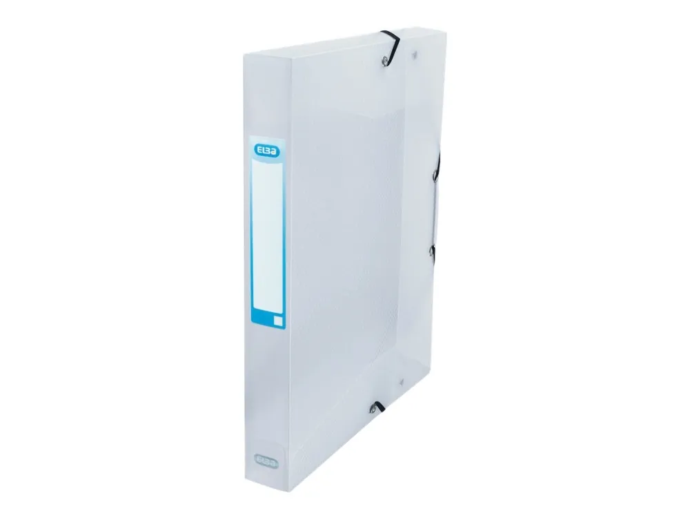 Dokumentboks ELBA Hawai transparent - rygbredde: 40 mm - for 240 x 320 mm
