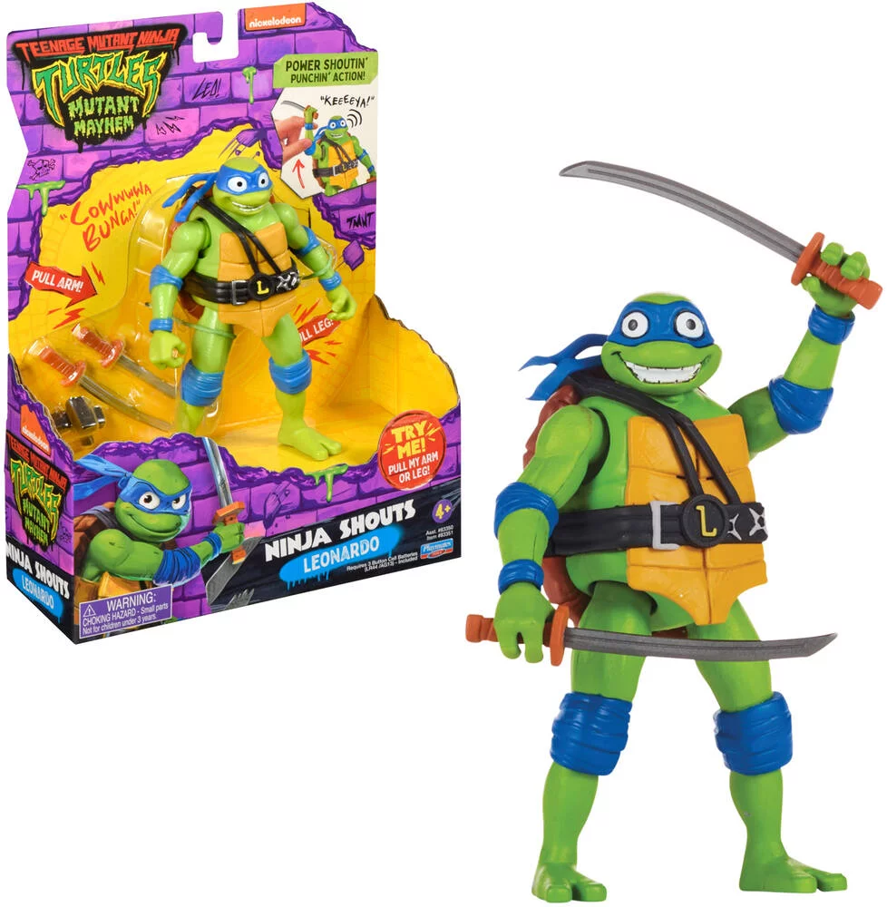 TORTUES NINJA - FIGURINE DELUXE 15 CM AVEC FONCTION ELECTRONIQUE