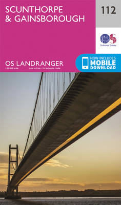 Scunthorpe & Gainsborough - OS Landranger Map 112 (Sheet map, folded)