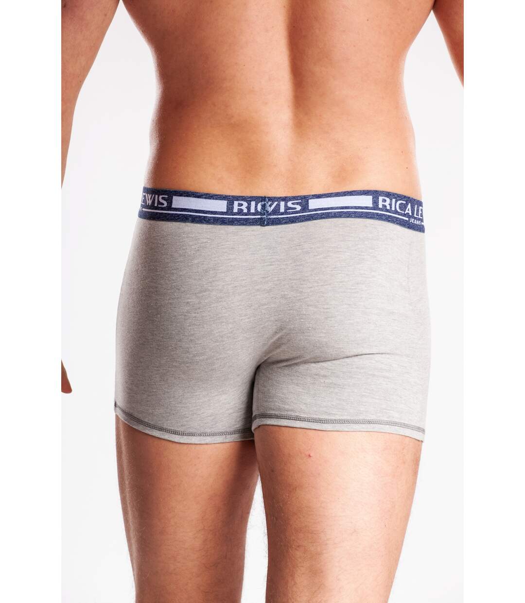 Boxer sport, lot de 2 noir-gris
