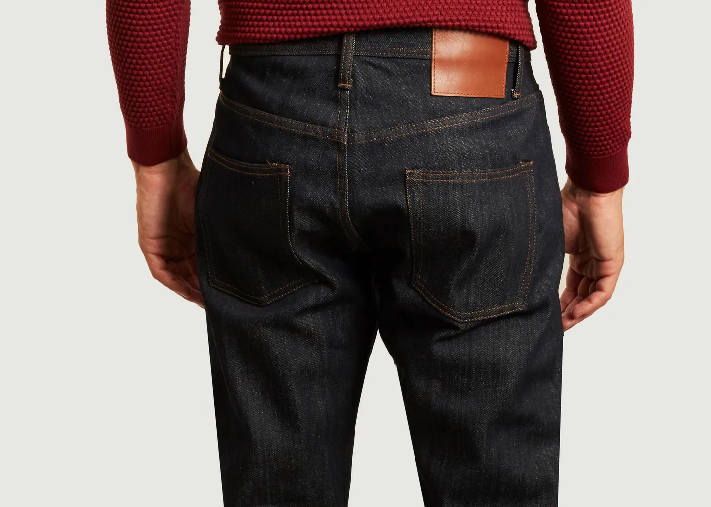 Jean UB601 relaxed tapered 14.5oz indigo selvedge The Unbranded Brand