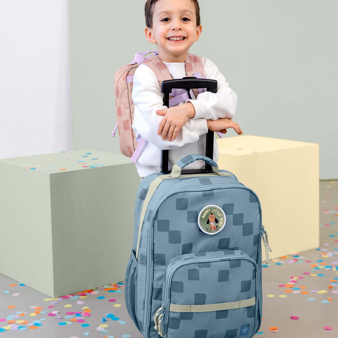 lässig kinderkoffer pattern party - blue