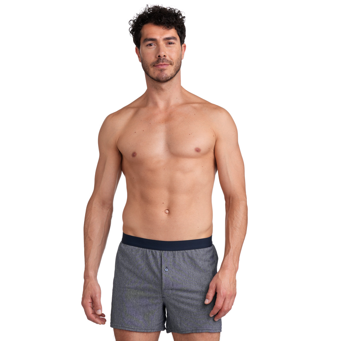 VanVaan 3 Herren Boxershorts aus Jersey dunkelblau / blaugrau