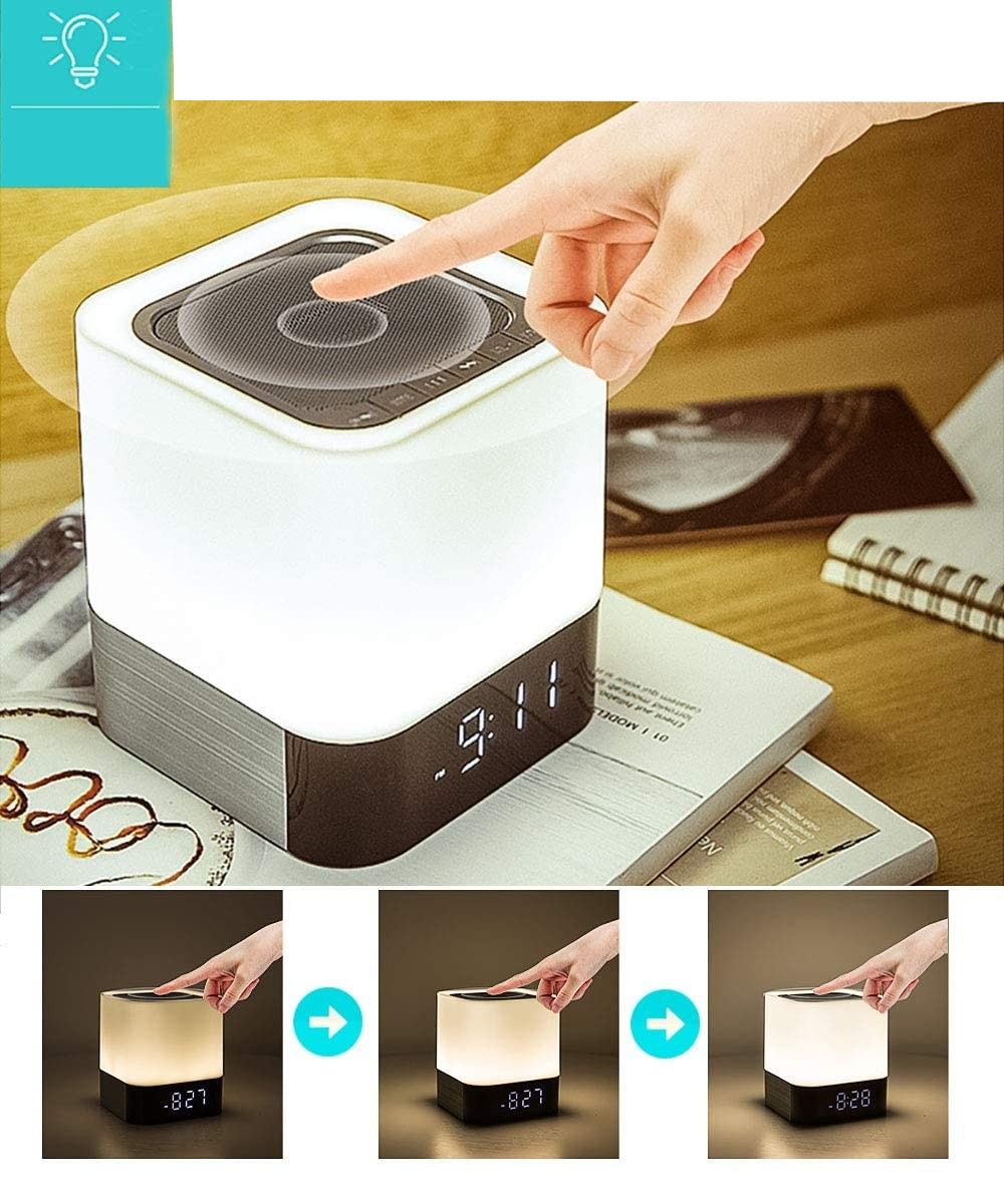 Smart Lampe Bluetooth Lautsprecher LED Stimmungsleuchte - Bunt